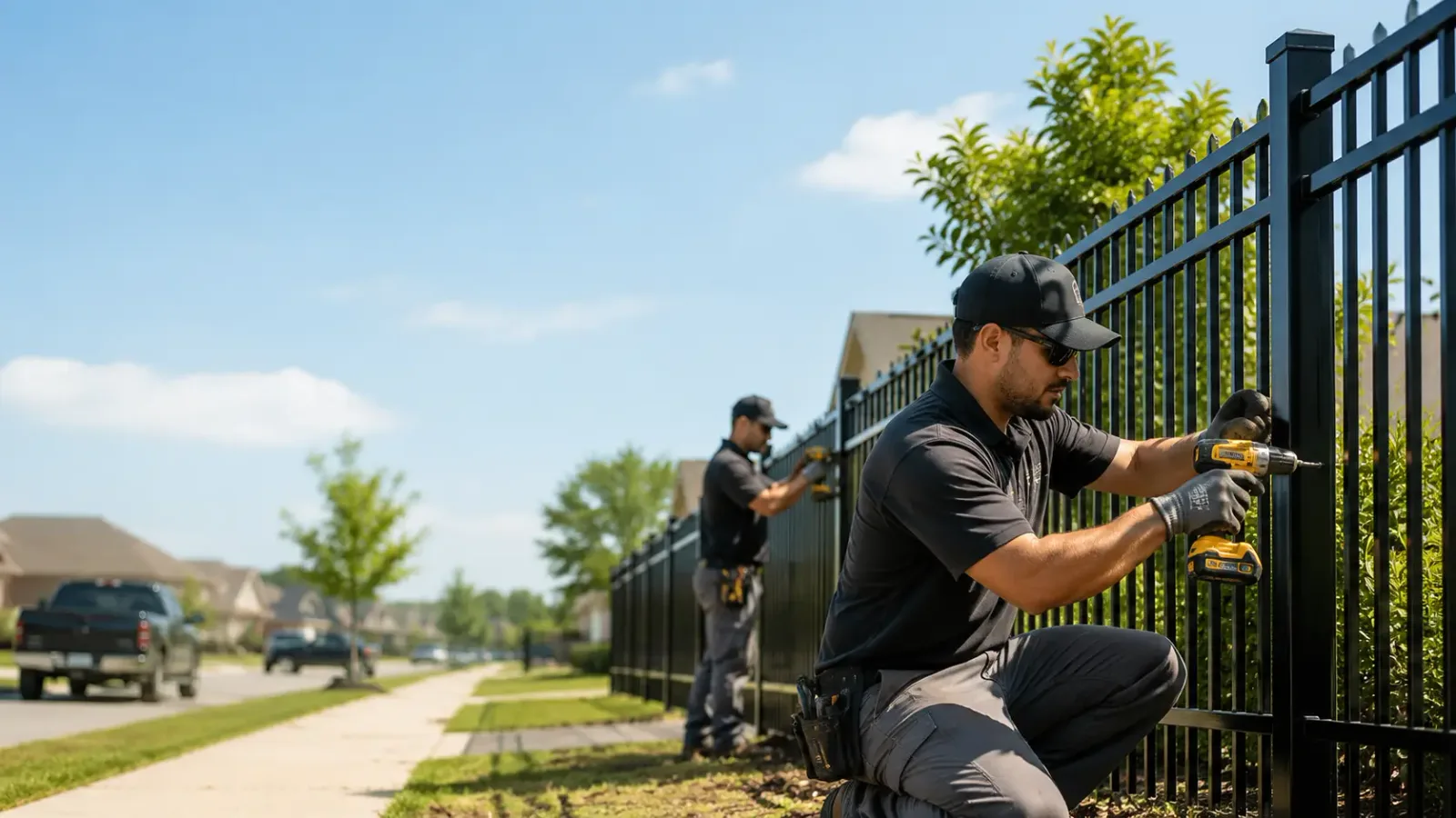 Metal Fence Installation in Cameron, TX